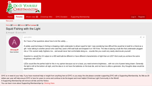 Do It Yourself Christmas - Squid Fishing Light Options