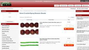 Dollar Bead - 6mm Crackle/Spray/Season Beads