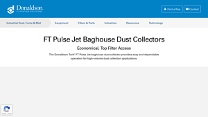 Donaldson - FT Pulse Jet Baghouse Dust Collector