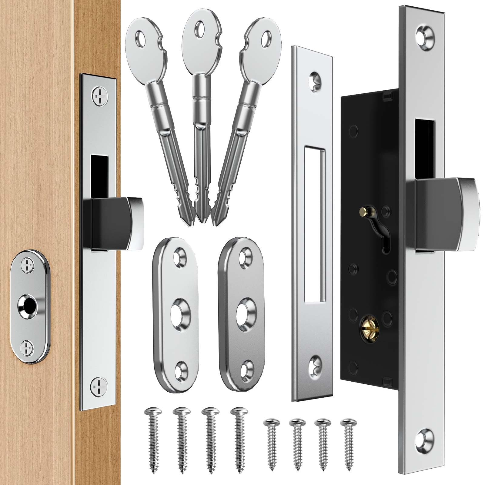 An application scenario or product detail of door latches with locks - Image 16