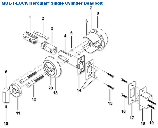 An application scenario or product detail of door lock anatomy - Image 10