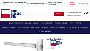 Door Closers USA - Push Bar Door Latch