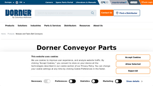 Dorner Conveyors - In-House Spare Parts & Key Conveyor Solutions