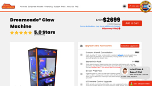 Dream Arcades - X Dreamcade® Claw Machine