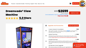 Dream Arcades - Dreamcade® Claw Machine