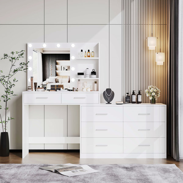 An application scenario or product detail of dresser vanity combo - Image 4