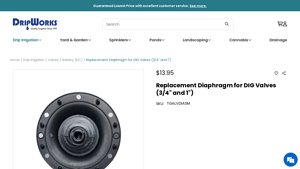 DIG - Replacement Diaphragm for Valves