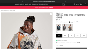 Majestik - Rock Life Tapestry Hoodie