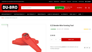 Dubro - E/Z Bender Wire Forming Tool