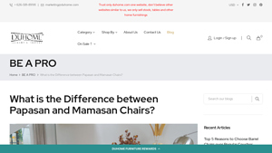 Duhome - Papasan and Mamasan Chairs