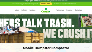 Dumpster Crushr - Mobile Dumpster Compactor
