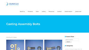 Duraflex International - Key Anchor and Fitting Bolts