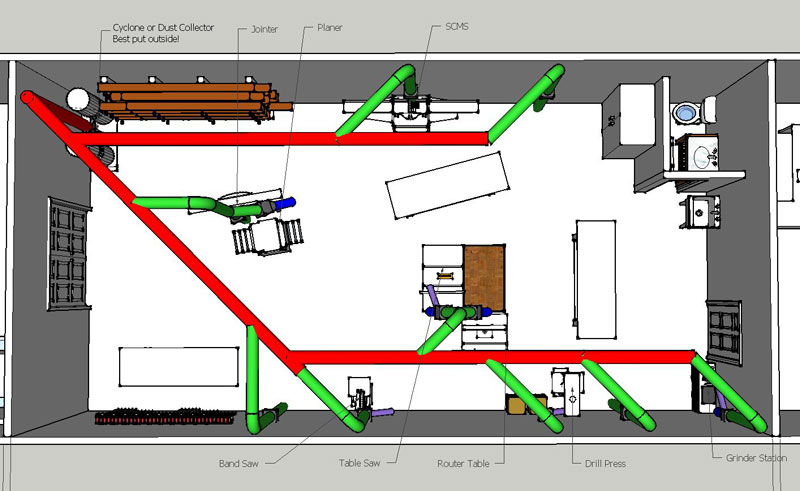 An application scenario or product detail of dust collection system layout - Image 20