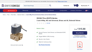 Dwyer - Brass and AL Solenoid Valves