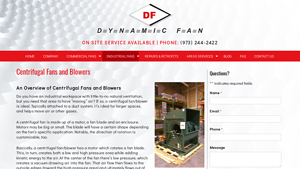 Dynamic Fan - Industrial Centrifugal Fans