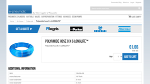 Hi-Tech - Polyamide Hose 8 x 6 LONGLIFE™