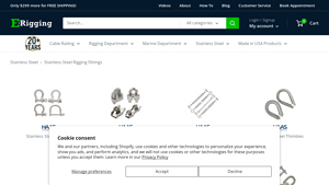 E-Rigging - Stainless Steel Marine Hardware