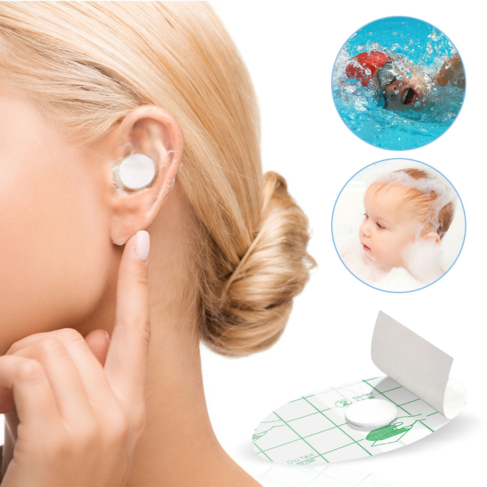 An application scenario or product detail of ear covers for shower - Image 8