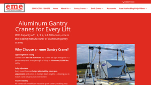 Easily Move Equipment - Aluminum Gantry Cranes