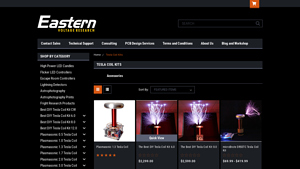 Eastern Voltage Research - Best DIY Tesla Coil Kits
