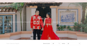 East Meets Dress - Wedding Changshan