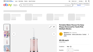 Portable Water Flosser - Easy Plaque Removal