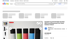Hookah Cup Set - Portable Hookah