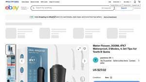 Water Flosser - 300ML IPX7 Waterproof