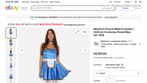 WigYouUp - Women’s French Maid Costume