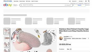 Stainless Steel - Fishnet Chastity Cage