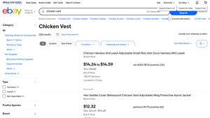 eBay - Chicken Vest