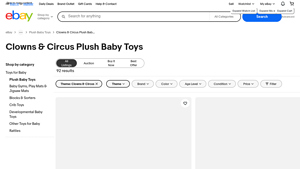 GUND - Clowns & Circus Plush Baby Toys