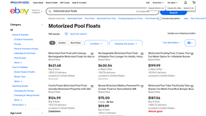 eBay - Motorized Pool Floats