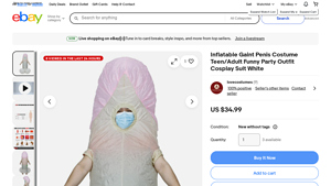 Saygo - Inflatable Giant Penis Costume