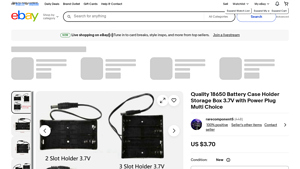 Quality - 18650 Battery Case Holder