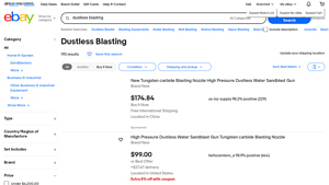 Dustless Blasting - Various Models and Brands