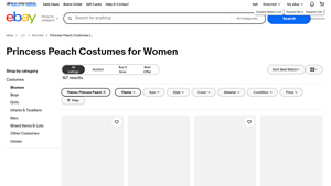 eBay - Best Selling Princess Peach Costumes