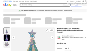 Kurt S Adler - Prism Pre-Lit Cool White LED Christmas Tree