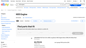 BMW - N55 Engine Listings