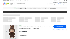 POP MART - THE MONSTERS I FOUND YOU Vinyl Face Doll