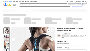 Unbranded - Original True Fit Posture Corrector Support Belt