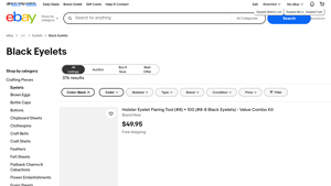 eBay - Black Eyelets