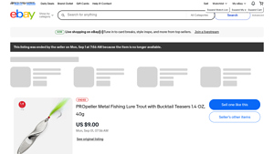 PROpeller - Metal Fishing Lure Trout