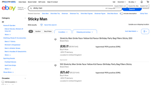 Sticky Man Toys - Stretchy & Smiley Designs
