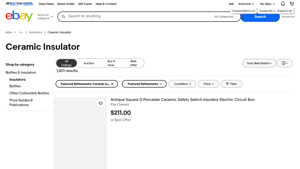 eBay - Ceramic Insulators for Sale