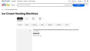 eBay - Ice Cream Vending Machines