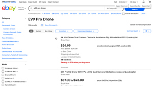 E99 Pro Drone - 4K Dual Camera Quadcopter