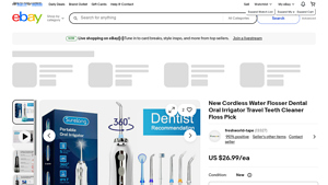 Cordless Water Flosser - Dental Oral Irrigator