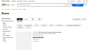 Buses - Various Types for Sale