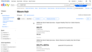 WEEM - Hair Skin and Nails Gummies